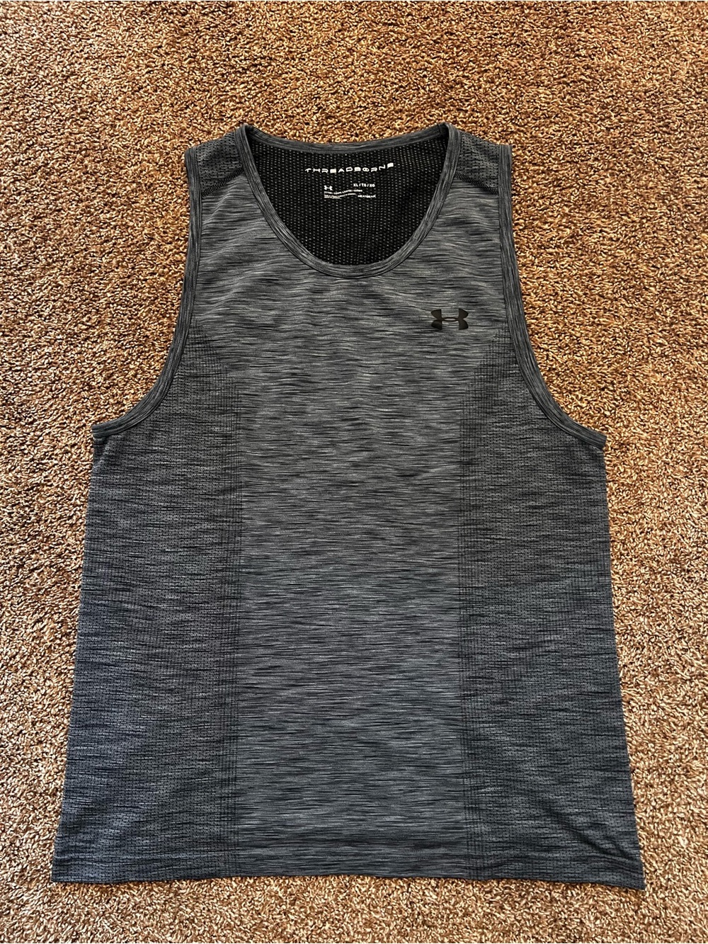 Under Armour Men’s Dark Gray Heather Performance Tank